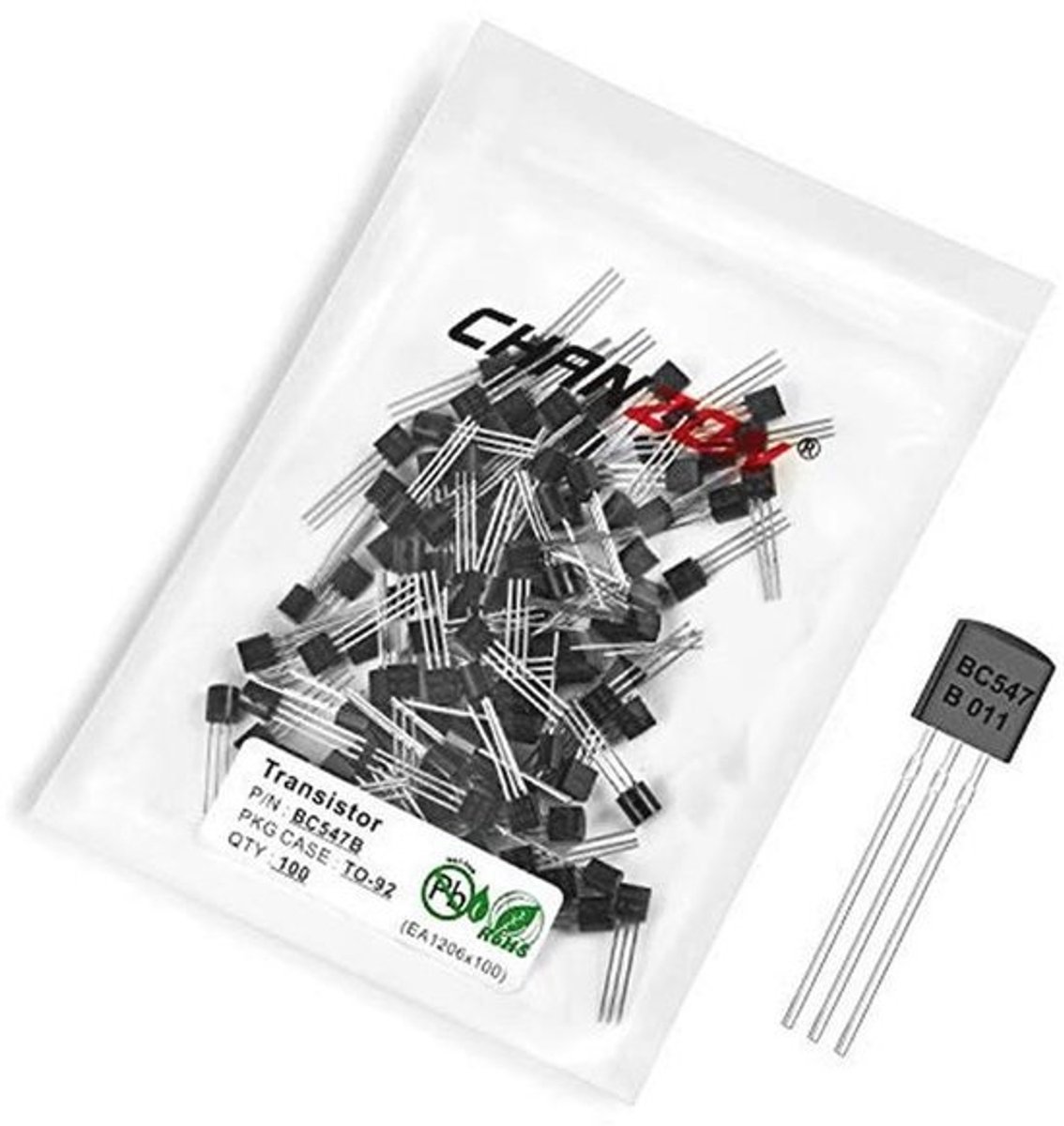 100pcs BC547B NPN Transistor 0.1A - Betrouwbare Elektronica Componenten