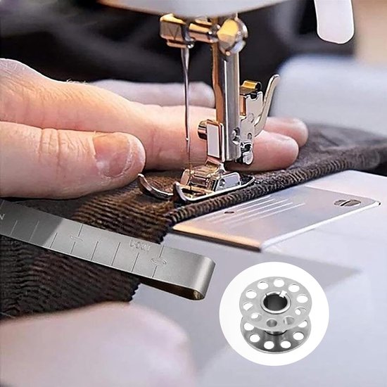 Spoelen, 36 Stuks Universele Metalen Spoelen Naaimachine Draad Lege Metalen Spoel Naai Spools met Opbergdoos voor Thuis Naaimachines — afbeelding 3