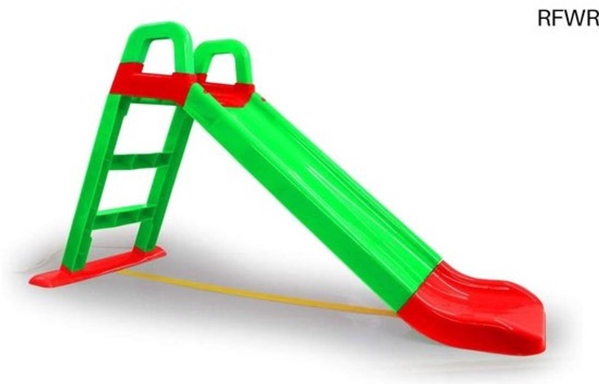 RFWR® Funny Slide Glijbaan - Robuuste Kunststof Met Antislip-uitloop, Brede Treden En Veiligheidsgrepen Voor Kinderen