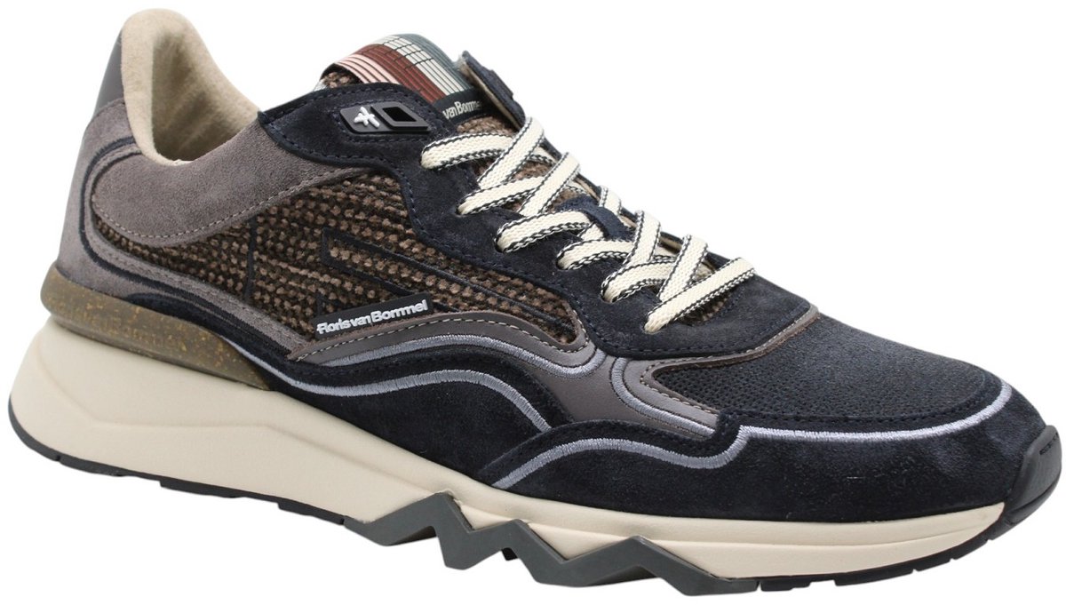 Floris Van Bommel Sfm-10198 De Zager Sneakers - Textiel - Heren - Multi - Maat 44⅔