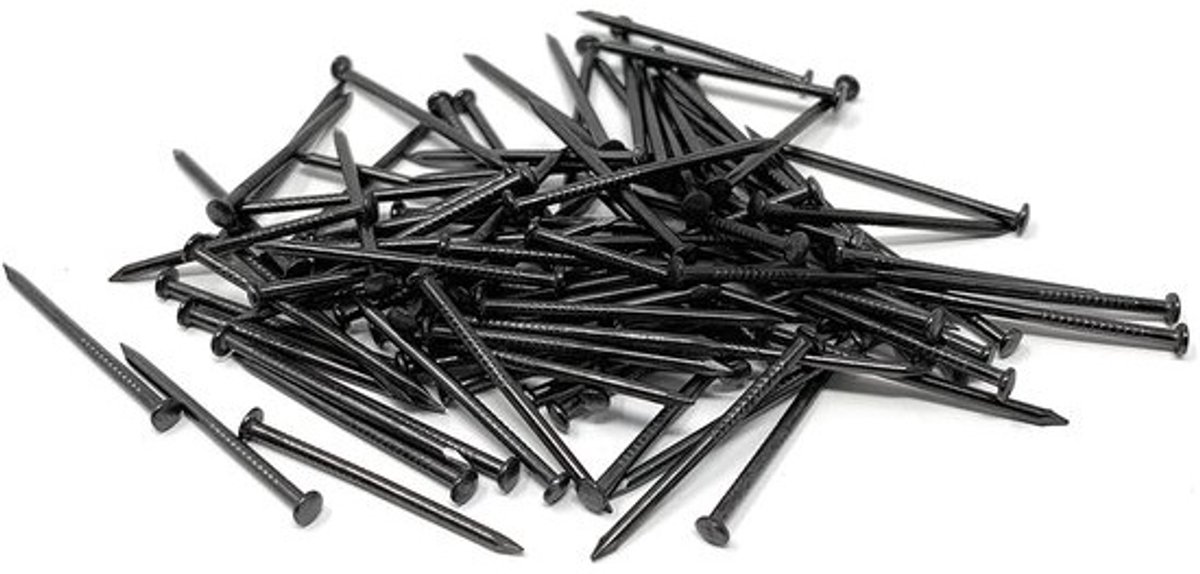 Allecto - Steel Nails for Wall Hooks - 100 Stuks - 1.4 x 26 mm - Voor Muurbevestiging - Ideaal voor Thuisorganizer - Hoogwaardige Staal