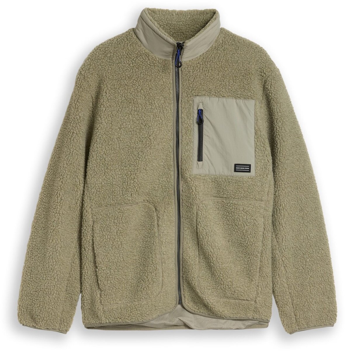 Tom Tailor Denim - Teddyjas met relaxte pasvorm - Maat XL - dark sage green