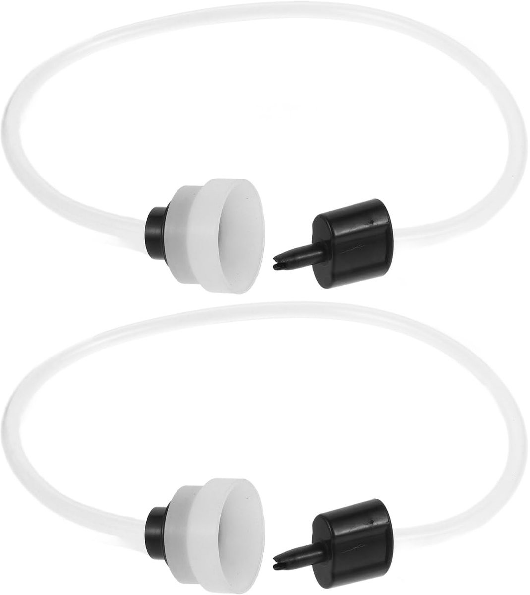 2 stuks vacuümverpakkingsmachine, reservevacuümbuis, vacuümadapter, slangopzetstuk voor vacuümapparaat, vacuümbuis, reserveslang voor vacuümverpakker, flexibele accessoires, plastic