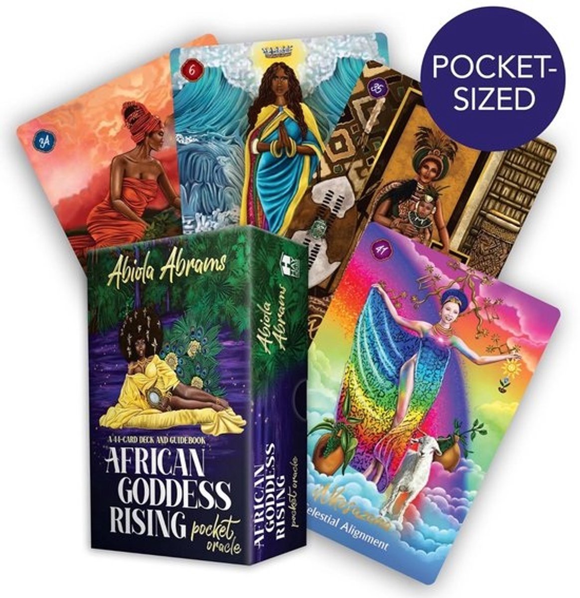 Pocket Orakel Deck met 44 Afrikaanse Godinnen voor Inzicht en Spirituele Groei
