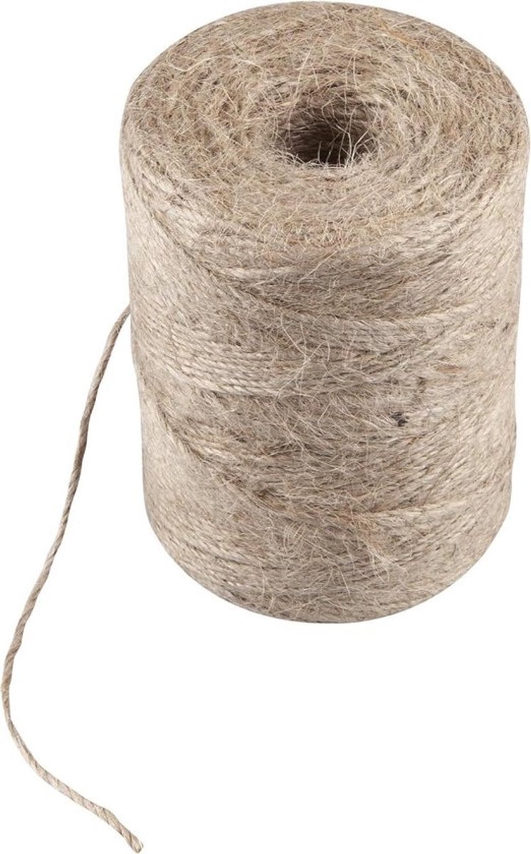 Jute koord bindgaren naturel - 15 mm x 170 m 06813