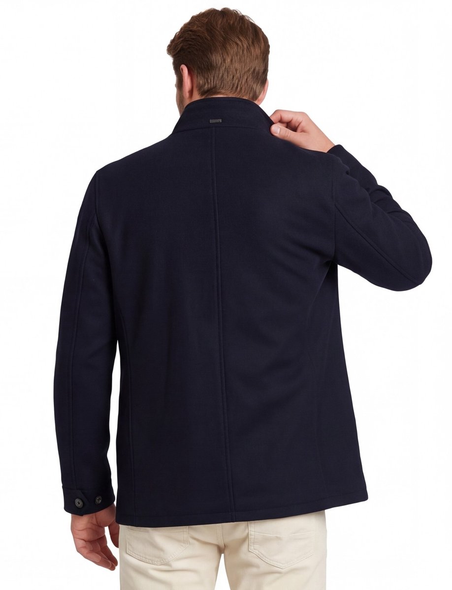 Bugatti winterjas donkerblauw