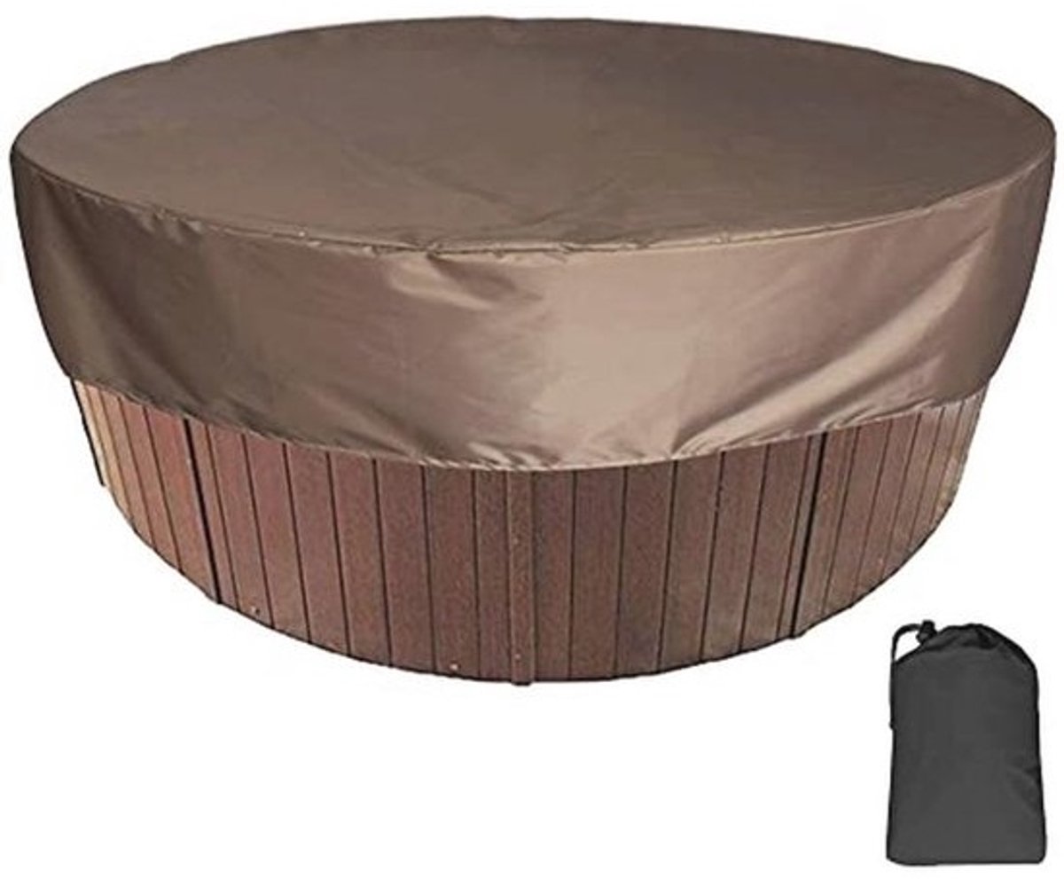 Ronde spa hottub afdekking - Waterdicht, UV-bestendig en stofdicht - Outdoor bescherming voor bubbelbad