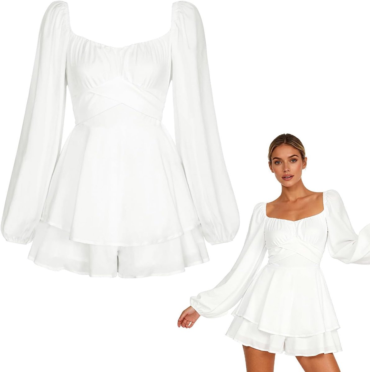 Tule, High Low Layered Puffy Deco Type B, A-lijn Midi Tule Decoratie, Onregelmatige Meerlaagse Prom Carnaval
