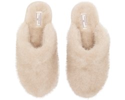 Hunkemöller Faux Fur sloffen - grijs