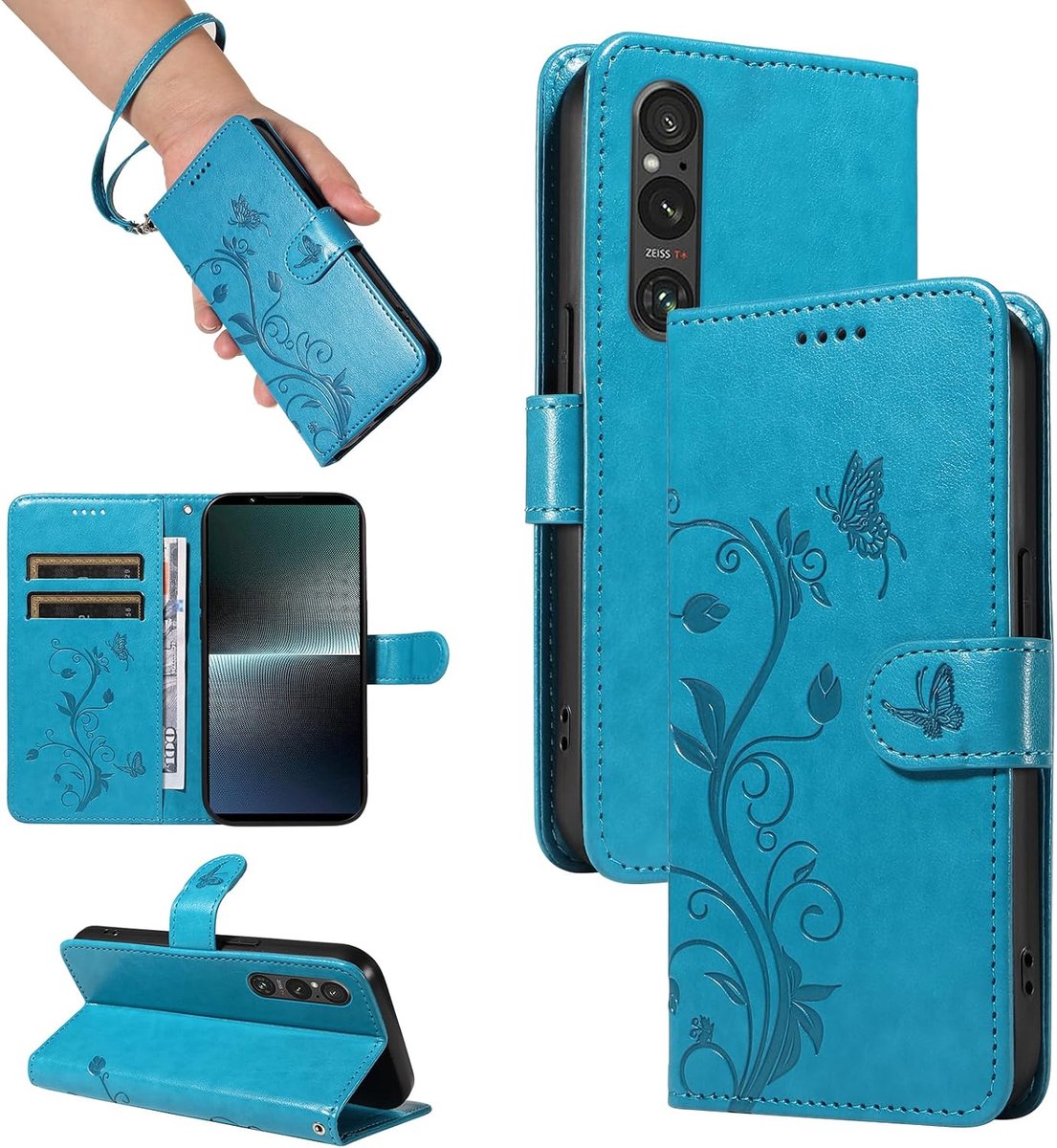 Hoesje voor Sony Xperia 1 V, Blauw