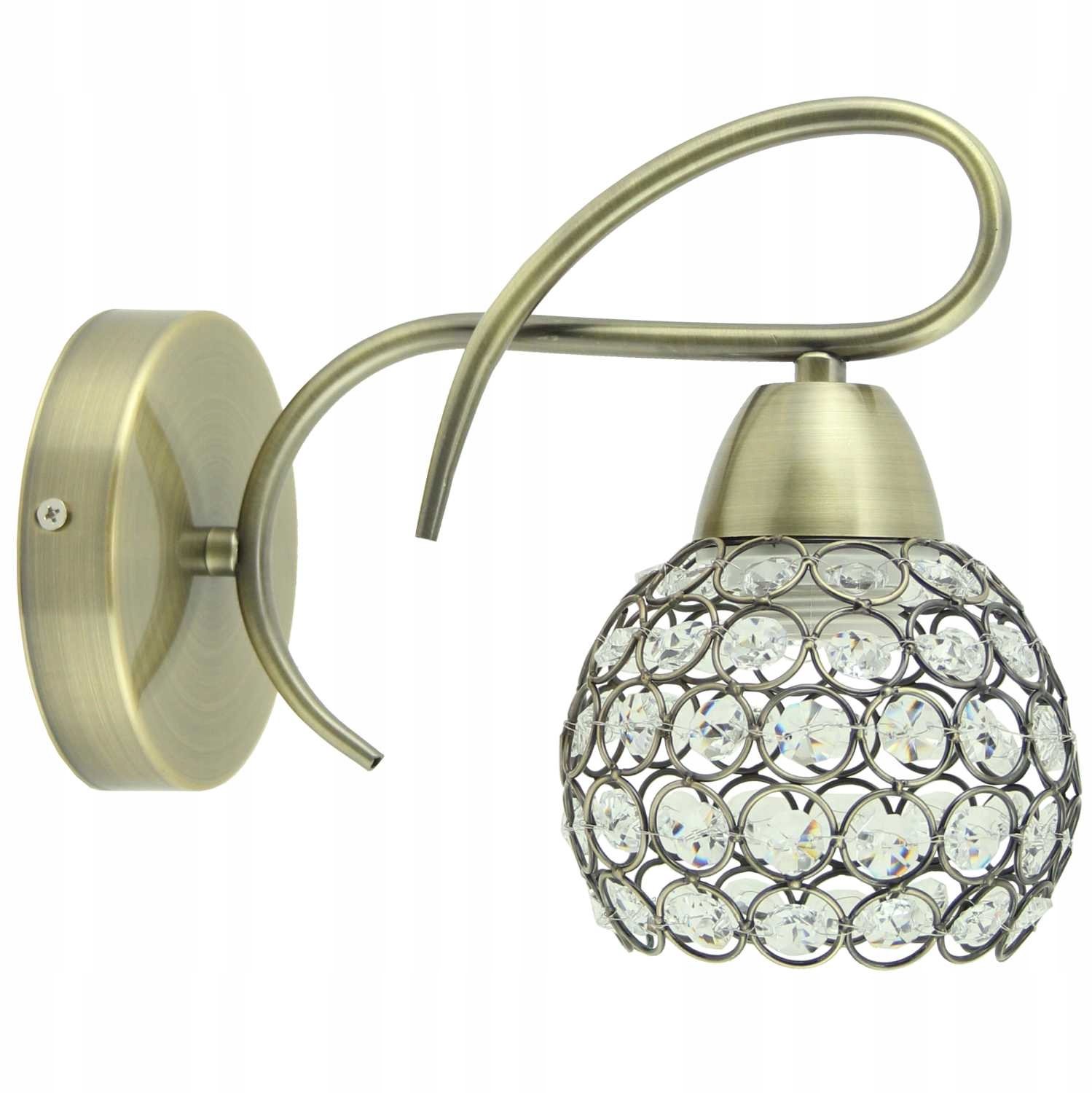 Merkloos Wandlamp Goud Patina E27