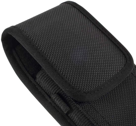Cover Belt in Nylon with Two Belt Loops Vertical and Horizontal voor Meizu 18 (2021) - Black — afbeelding 2