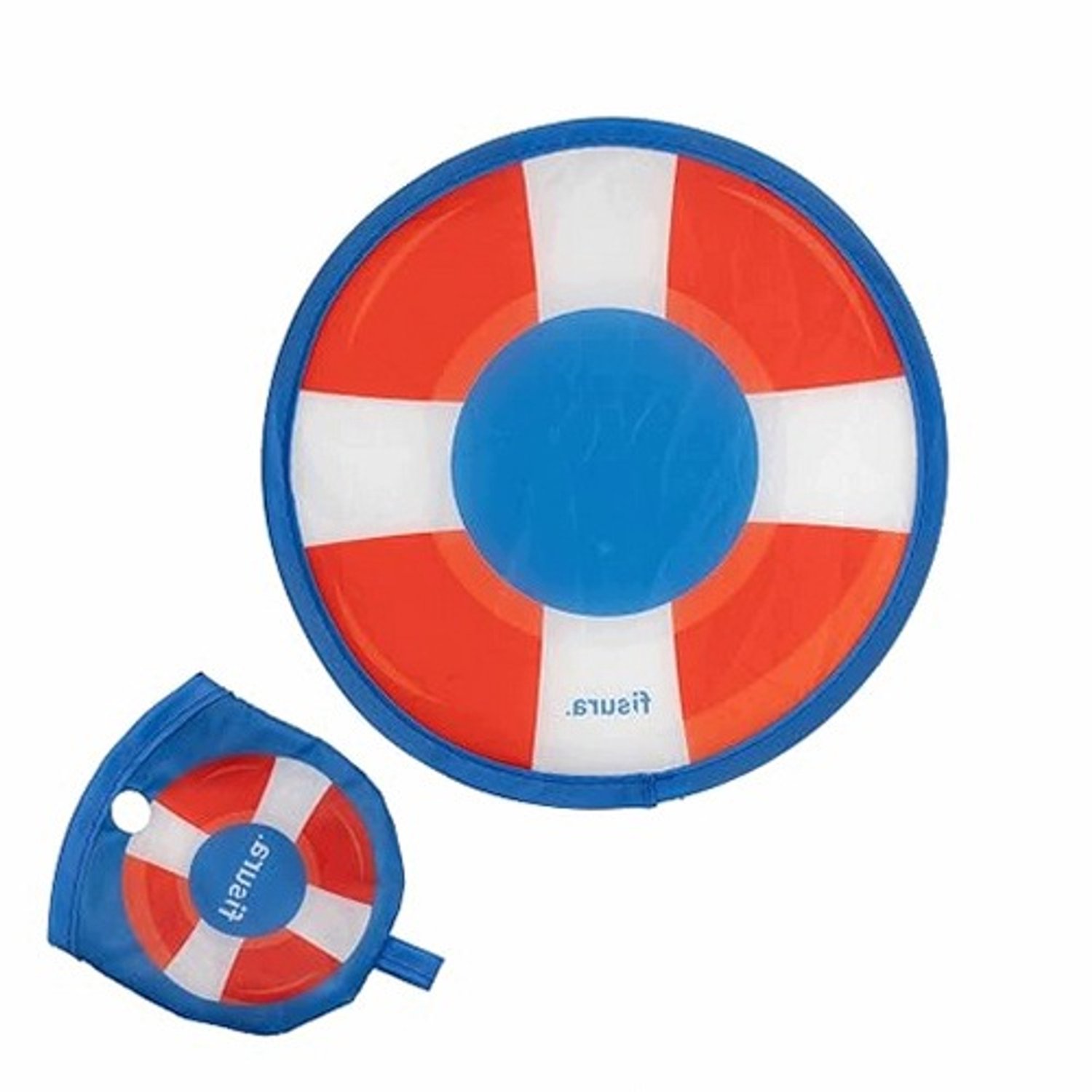 Opvouwbare Ventilator Rond Reddingsboei Blauw - Zomerse Koeling