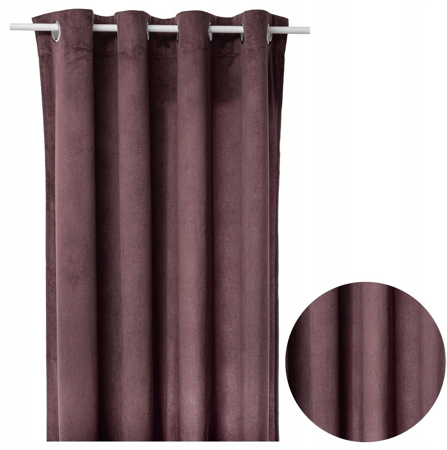 Lilou Velours Gordijn Lichtpaars 140x260 cm - Stijlvol & Decoratief