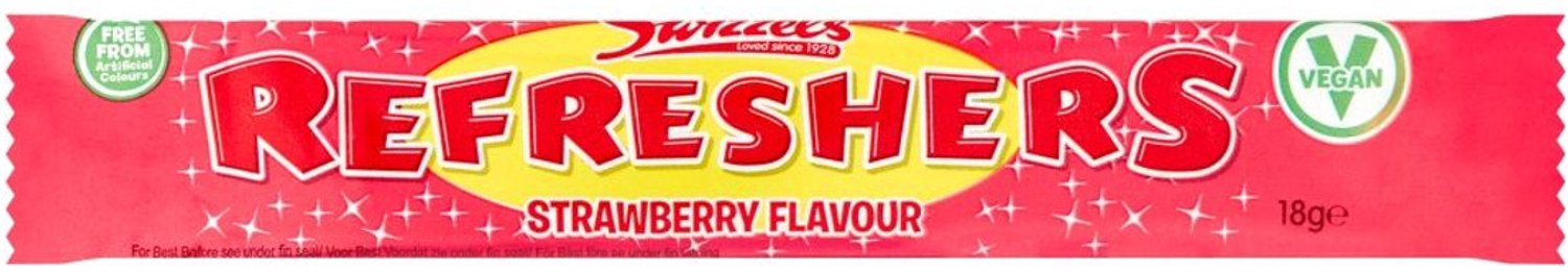 Swizzels Matlow Refreshers Strawberry - Zacht snoep - 60 x 18 g