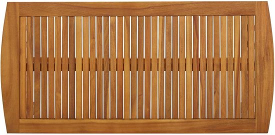Salontafel bijzettafel woonkamertafel koffietafel houten tafel voor slaapkamer, woonkamer 102x50x43 cm massief acacia — afbeelding 5