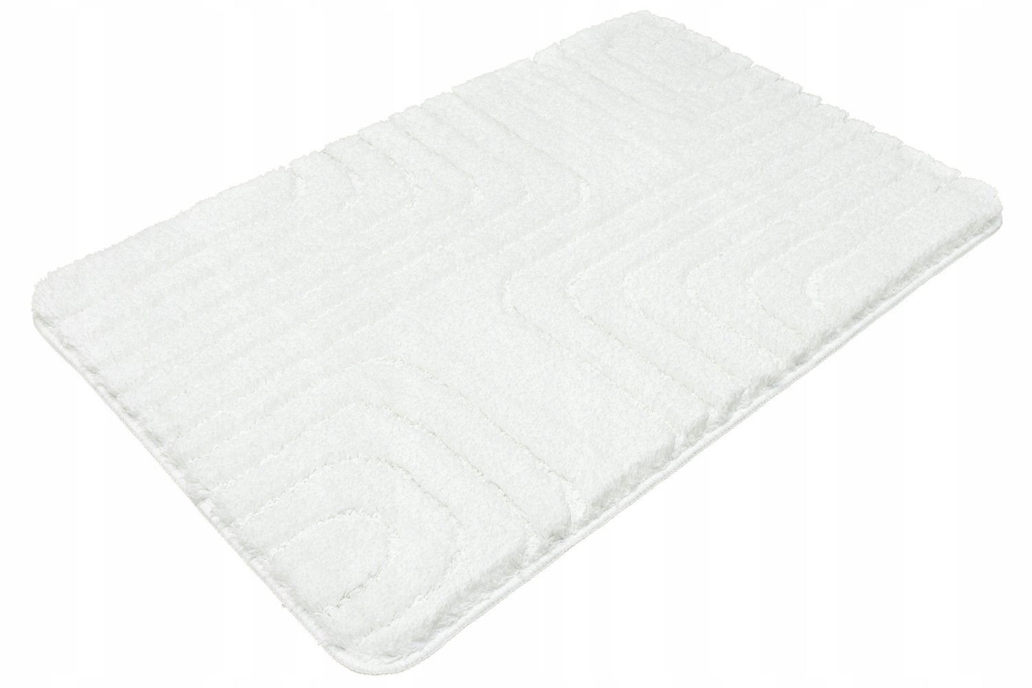 Aroya Badkamermat Wit 60x100 cm - Zacht, Antislip & Wasbaar