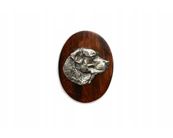 Merkloze Brosche met Labrador Retriever & Startnummer Clip