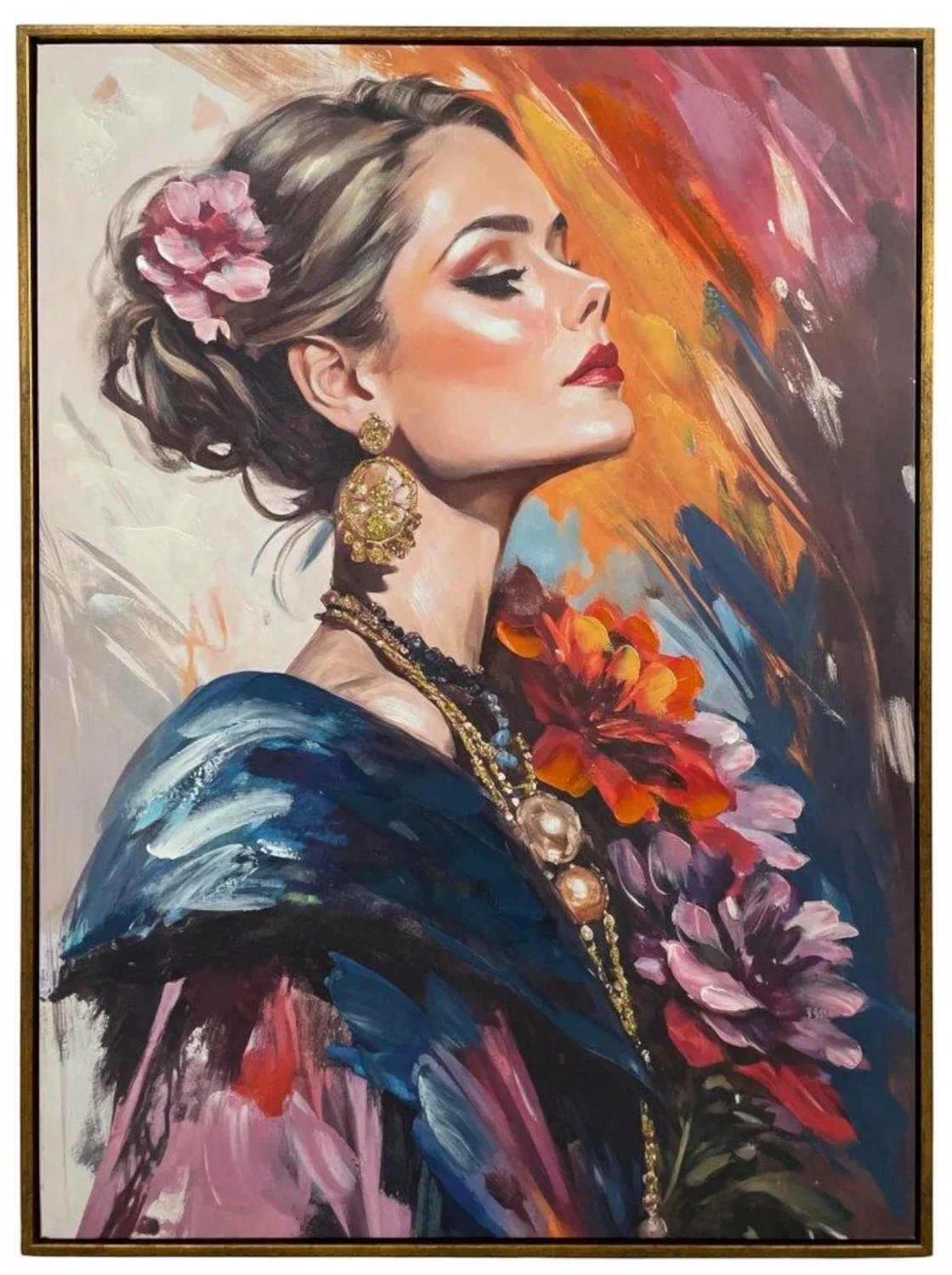 Mansion atmosphere Schilderij Glam Señorita Bella 60x80 cm