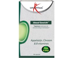 Lucovitaal Lucovitaal Ideaal Gewicht Appelazijn 48 capsules - 48 stuks