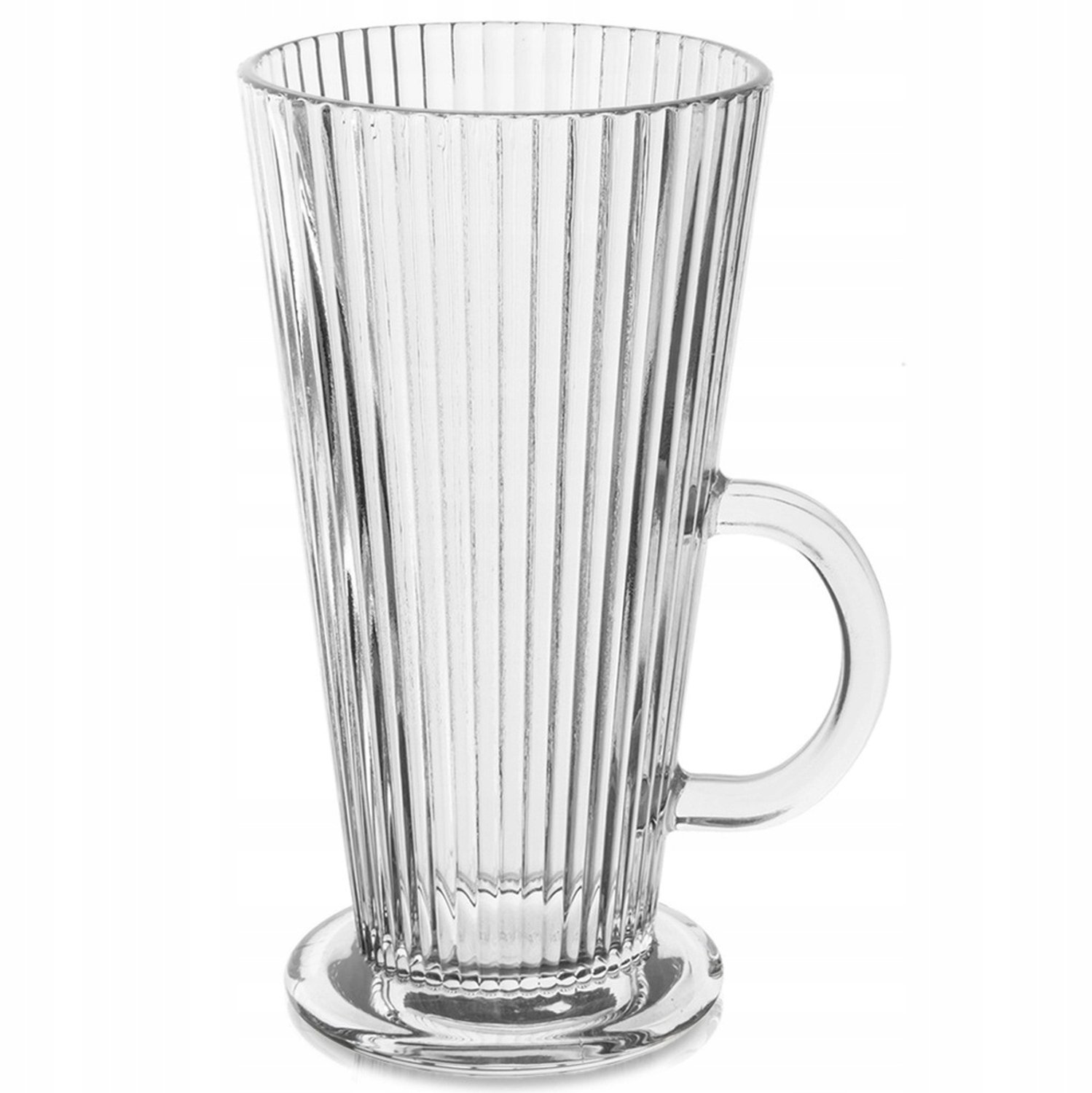 Hoge Latte Cappuccino Glas 300ml met Oor - Elegant & Vaatwasmachinebestendig
