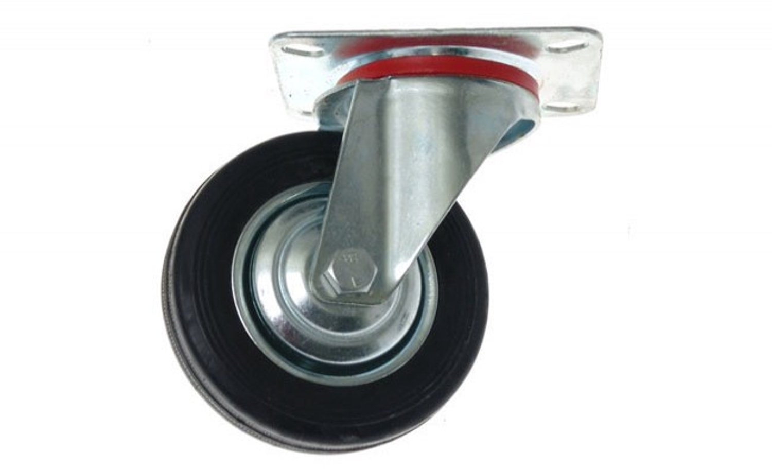 Zwenkbaar Wiel CKPS-SG 80W Zwart Rubber 50kg