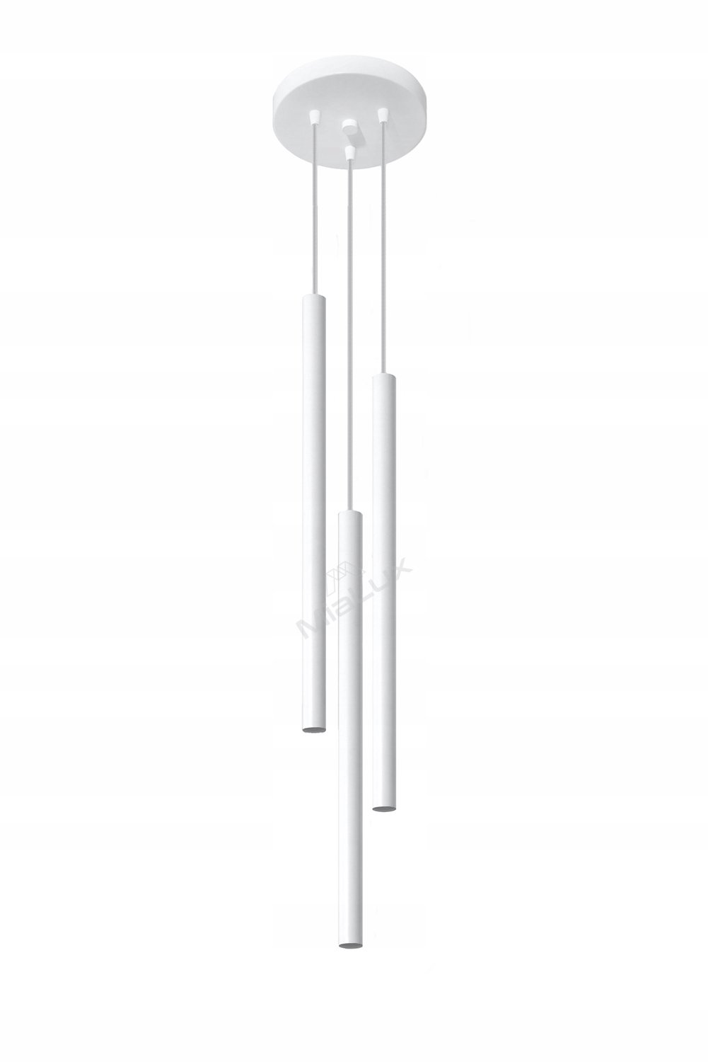 Fontana 3P Hanglamp Wit LED - Moderne 3-lichts Plafondlamp