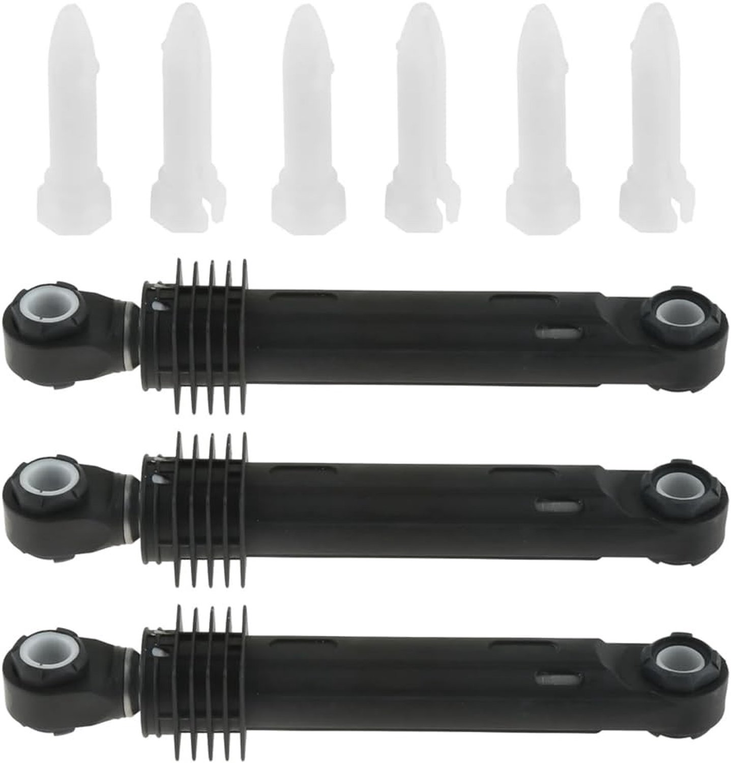3-Pack Vibration Dempers met Montagepinnen voor Wasmachines, Geschikt voor Diverse Modellen, 100N Dempingkracht, Vervangonderdelen 383EER3001F, 383EER3001H, 383EER3001J