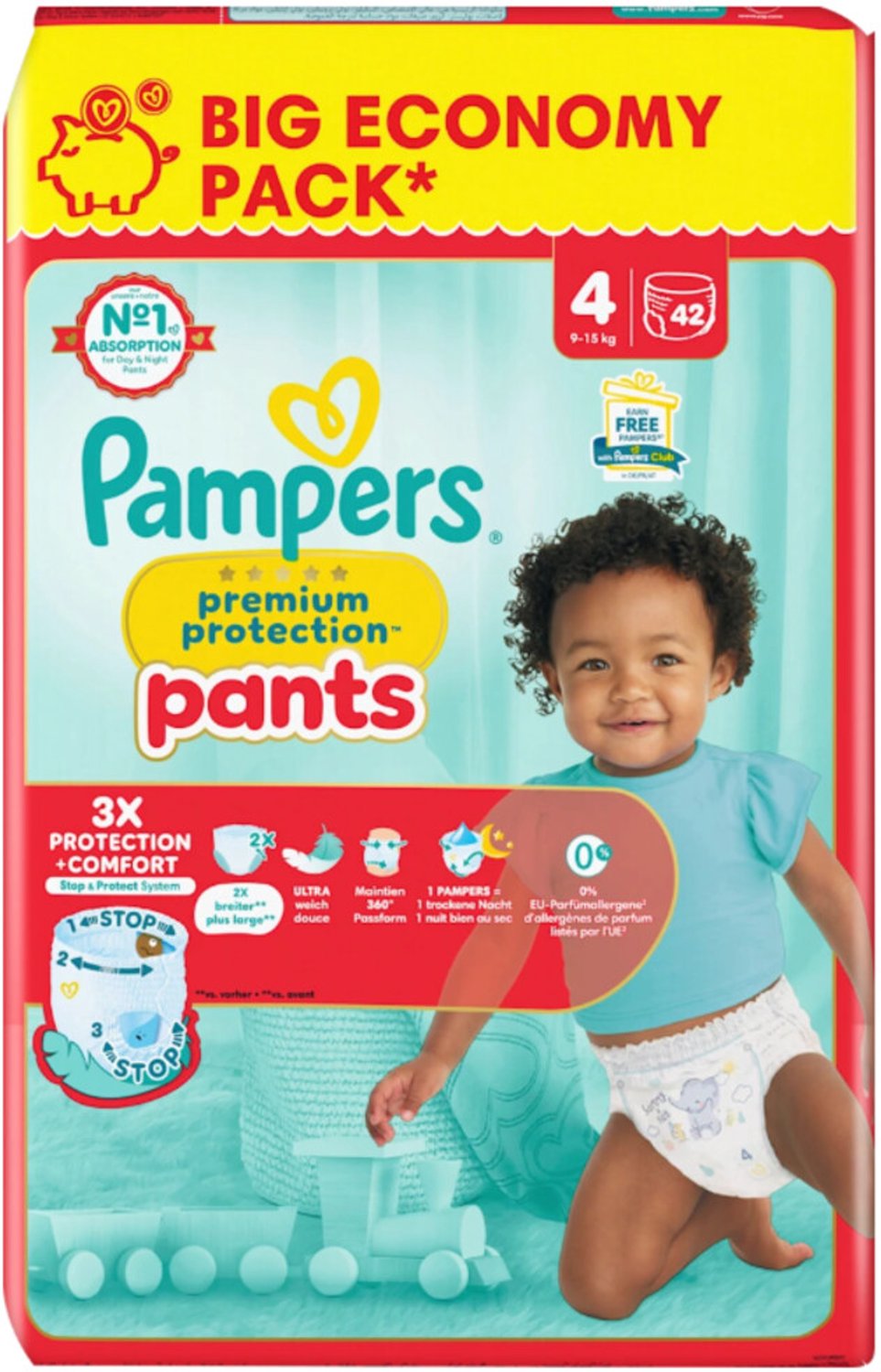 Pampers Premium Protection luierbroekjes maat 4 | 84 stuks