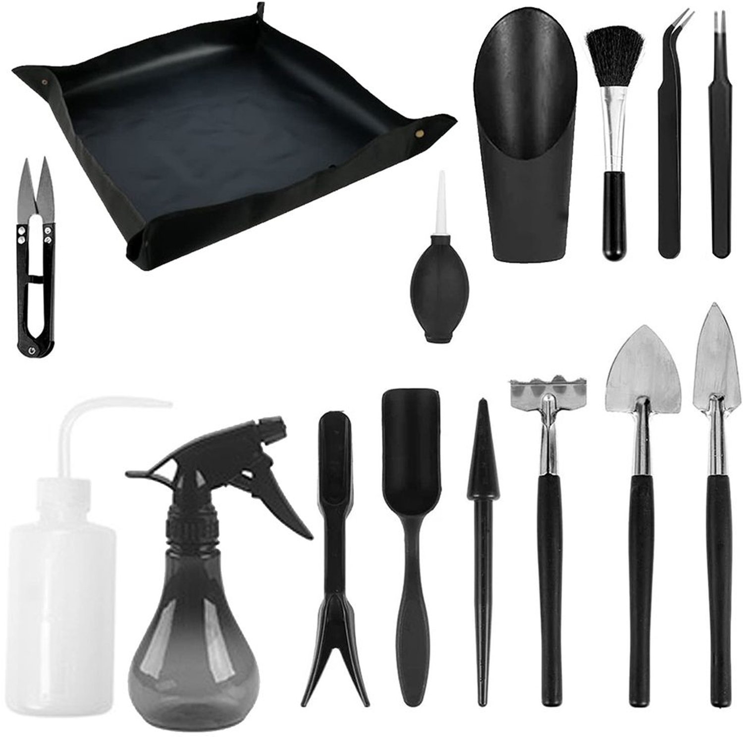 Succulent Plant Tool Set - 14 Mini Tuingereedschappen voor Binnenplanten