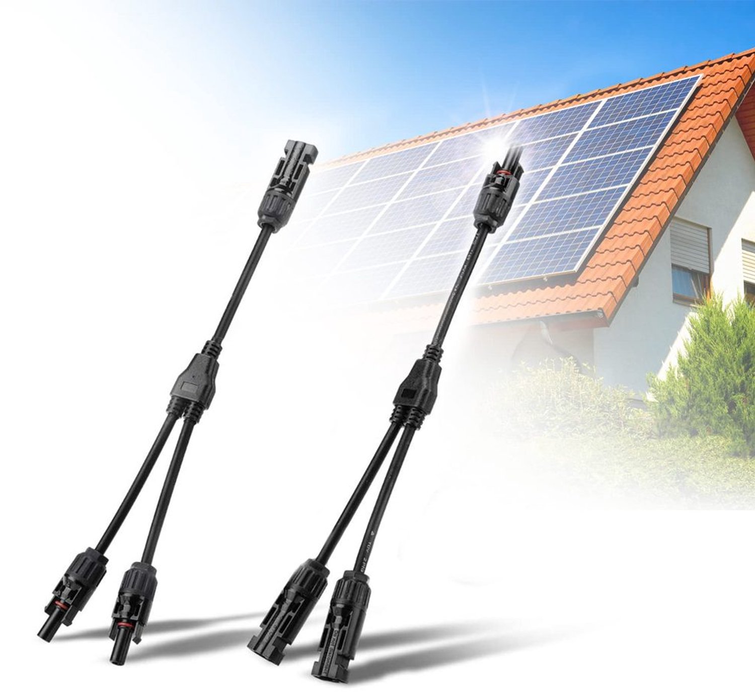 Solar Y Kabelverdeler met Stekker