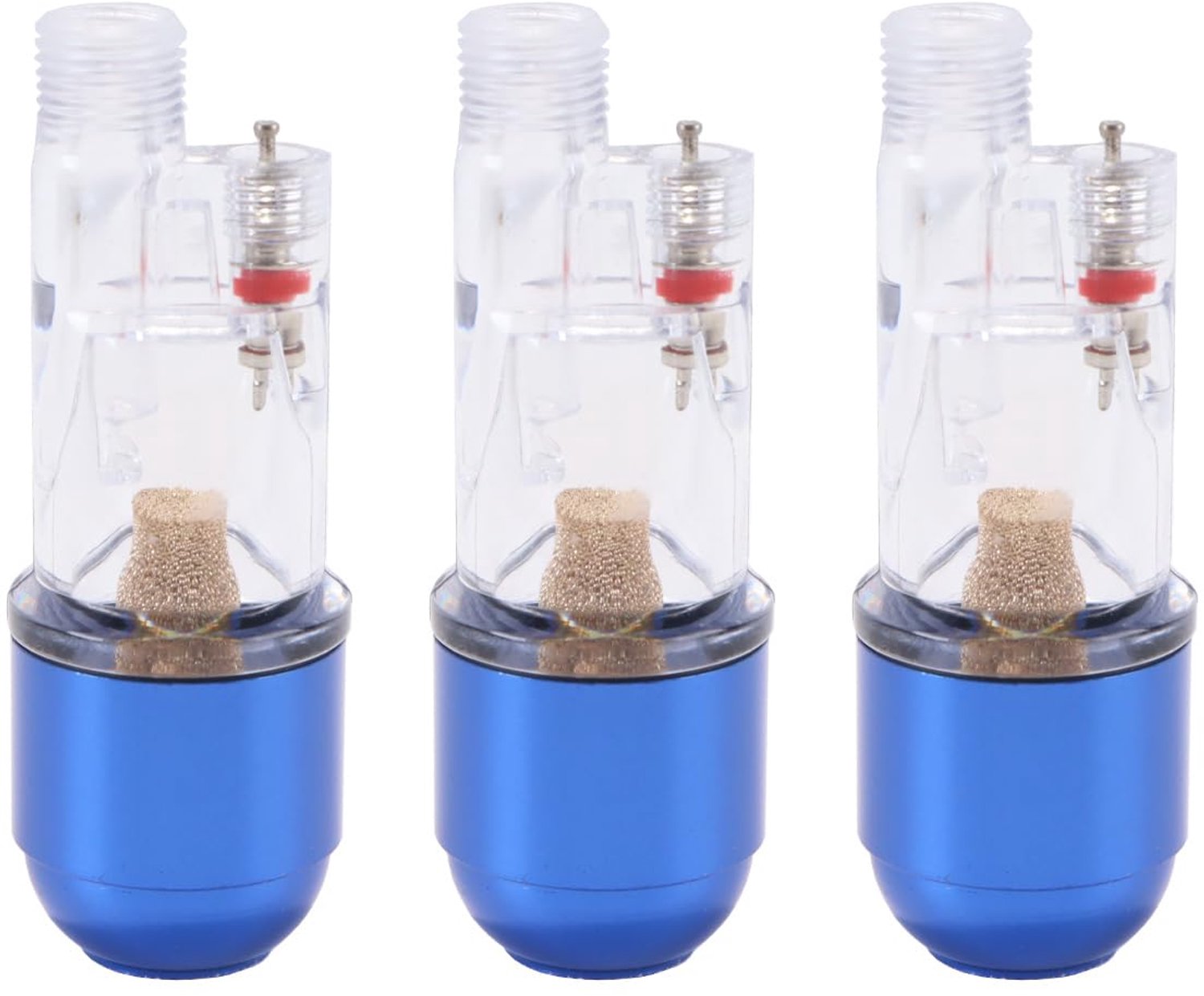 Set van 3 Mini Luchtfilters voor Airbrush met G1/8 Draad
