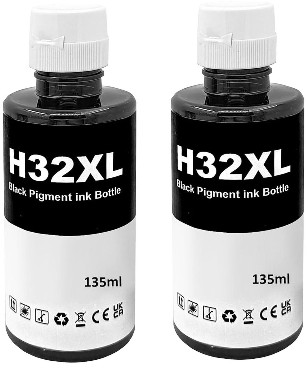 Inktflessen 32XL - Compatibel met HP Smart Tank Printers - Set van 2