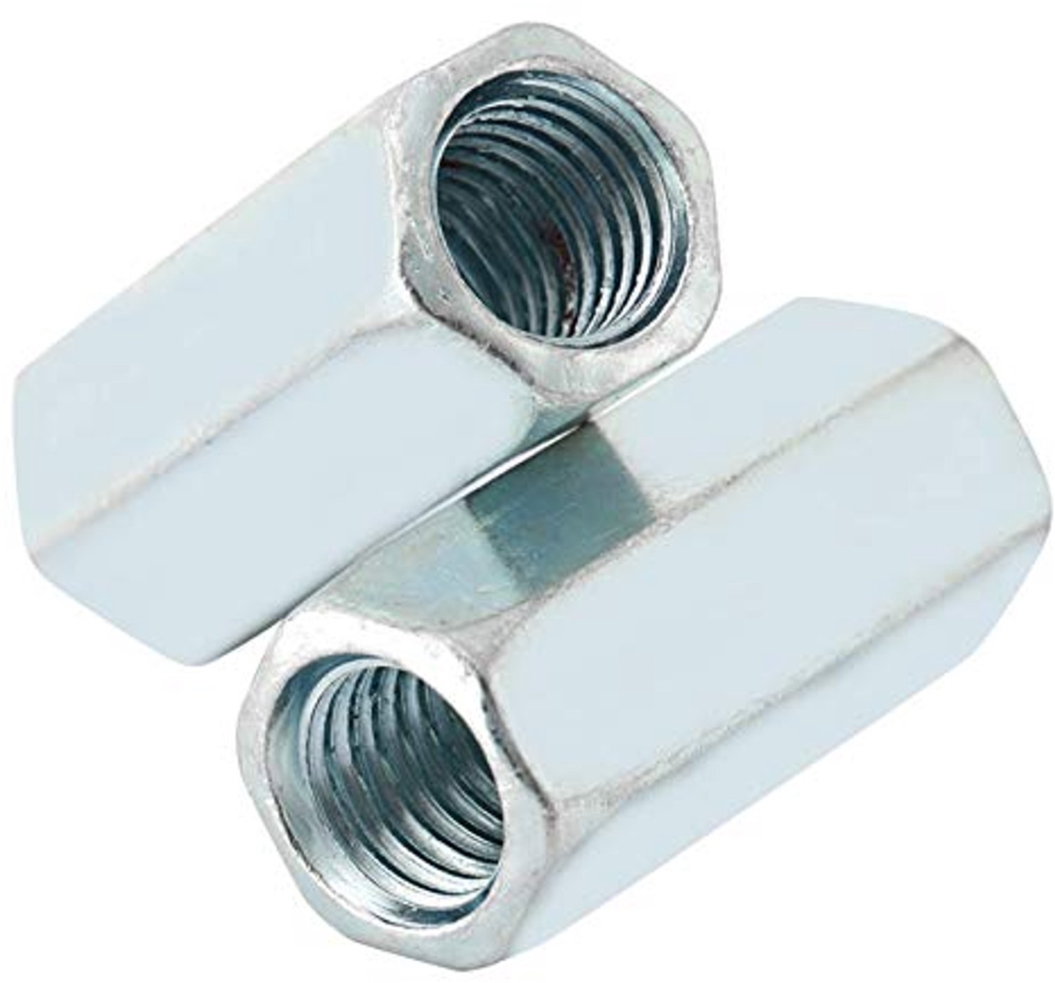Stangmoer M12 x 40 mm - Zeskantige Bevestiging - Verzinkt Koolstofstaal - Stevige Verbinding - Geschikt voor Machines - Corrosiebestendig - Moer