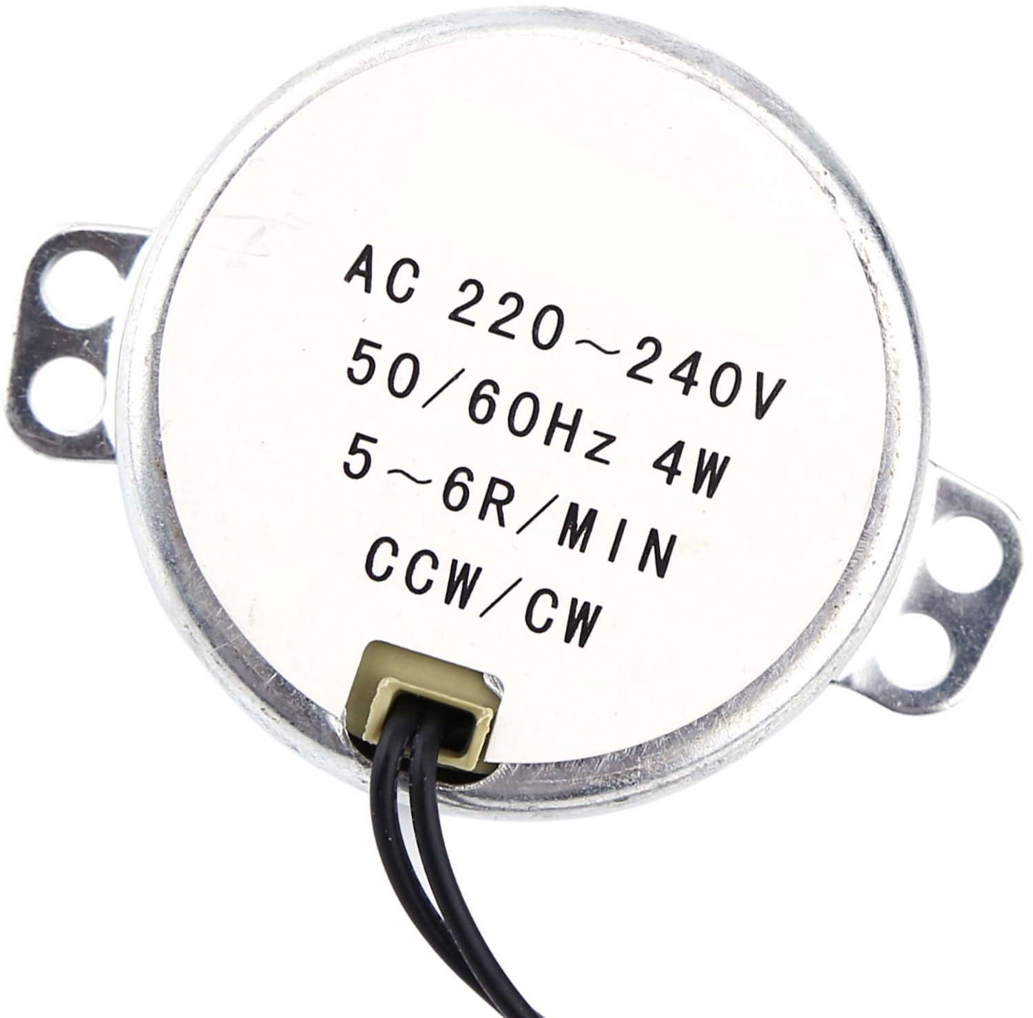 Synchronous Motor 220-240V AC - Elektromotor met Regelaar - Geared Motor 4W - Stille Motor - Compact en Lichtgewicht - Hoge Efficiëntie