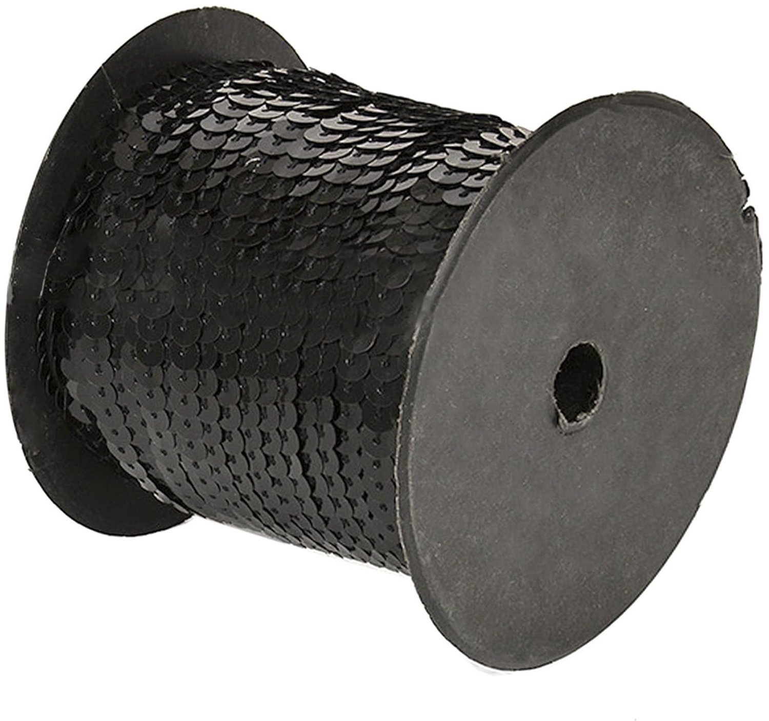 Sequin Ribbon in Zwart voor Creatieve Projecten
