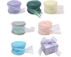 Set van 6 Glinsterende Linten voor Knutselen en Decoratie