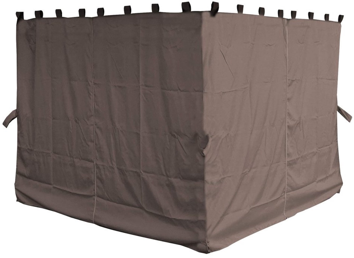 Set van 4 Zijkanten voor Paviljoen 3x3m in Taupe