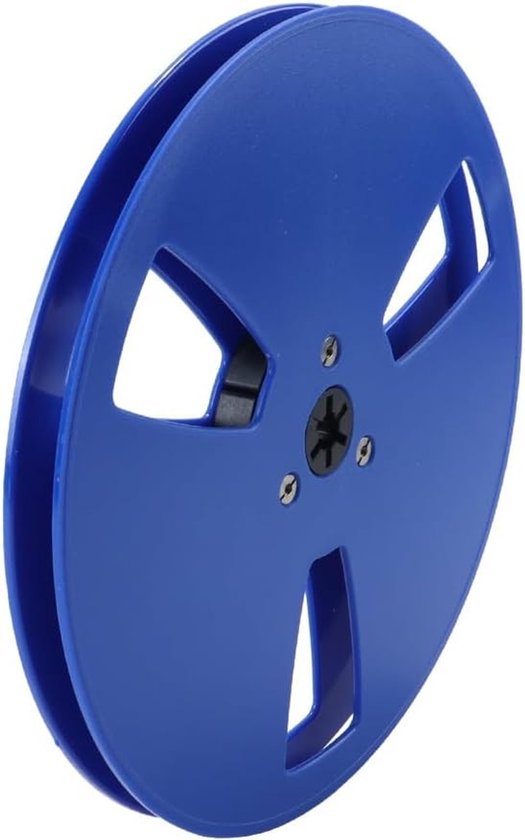 Lege 1/4 7 Inch Tape Reel van Aluminium Legering voor Open Reel Audio, Geschikt voor TEAC, ReVox en Studer, 3 Gaten (Blauw) — afbeelding 4