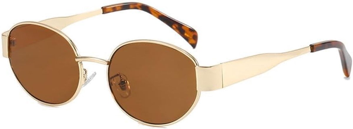 Ronde Vintage Retro Zonnebril voor Dames en Heren - Modieuze Eyewear voor Festivals, Strand en Dagelijks Gebruik
