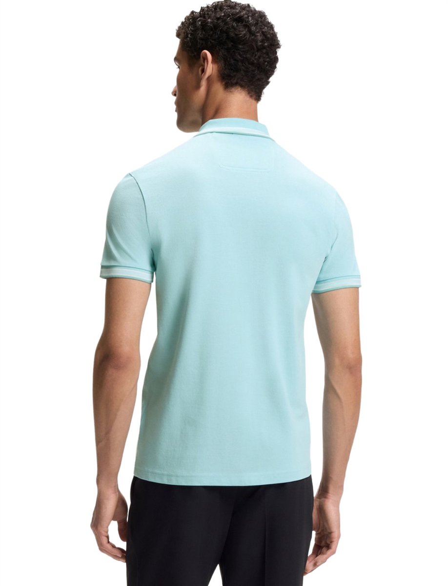 Hugo Boss poloshirt korte mouw lichtblauw