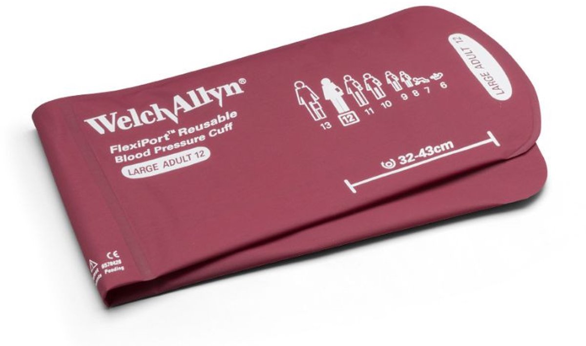 Welch Allyn FlexiPort manchet Nr. 12L (Volwassene) 32-43 cm - Extra breed
