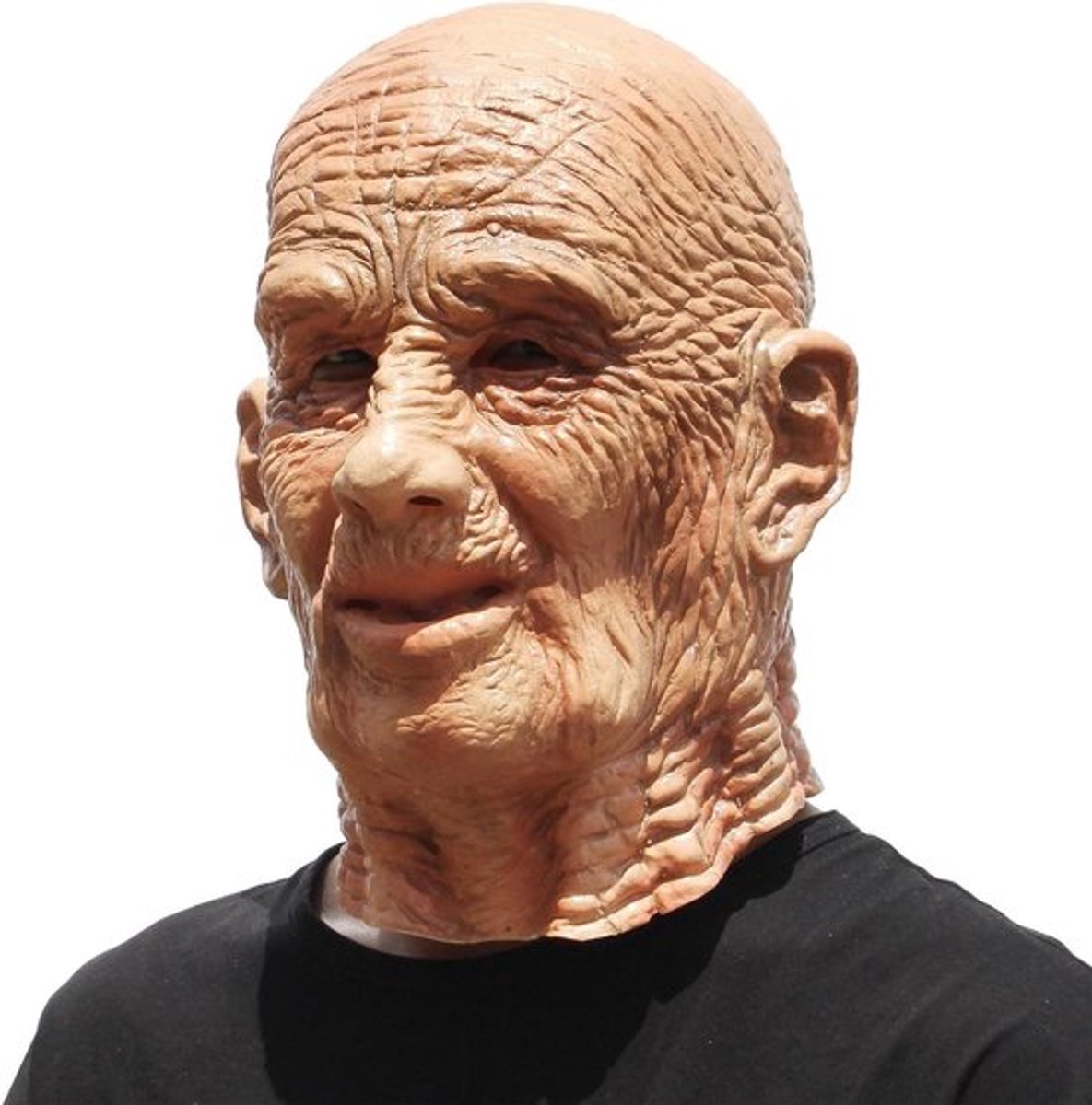 Realistisch Halloween masker voor volwassenen - Latex masker met oud menselijk