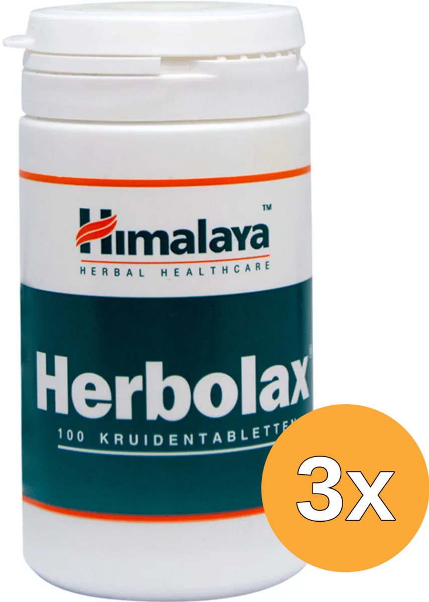 3x Himalaya Herbolax (100 tabletten)