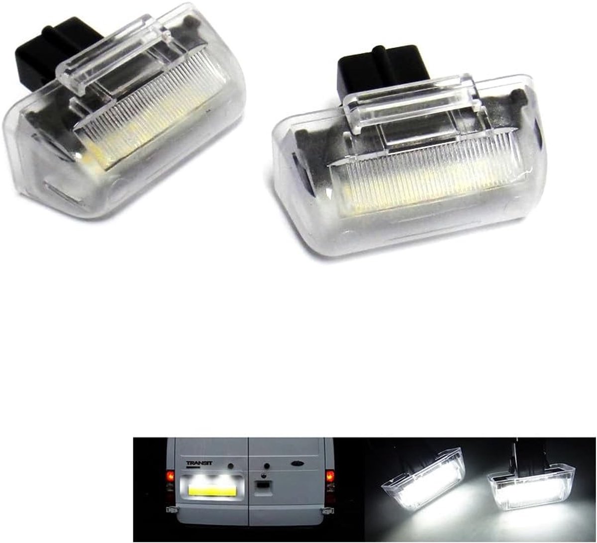 LED Nummerplaatverlichting Wit Canbus voor Transit en Tourneo Connect 1985-2014 - Duurzaam en Energiezuinig