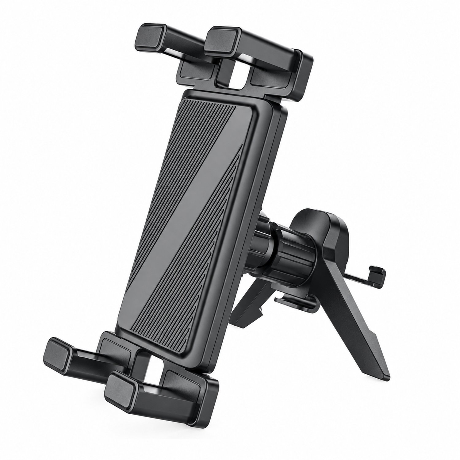 telefoonhouders auto – telefoon- en tablethouder voor het ventilatierooster – zwart – verpakkingsmaat 8,5 × 9,5 × 14,5 cm