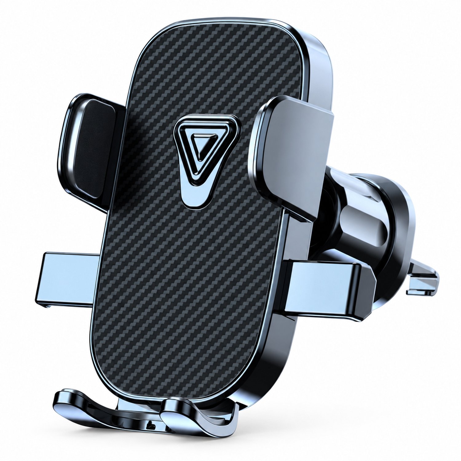 Telefoonhouders auto: telefoonhouder met haakbevestiging voor luchtrooster en structuurfront