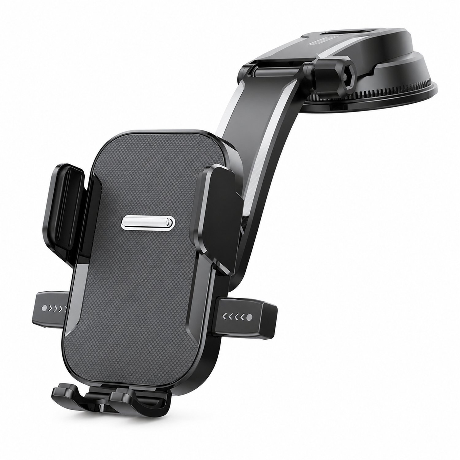 telefoonhouder - autohouder met zuignap - getextureerde uitvoering - verpakking 10.7 × 9 × 12 cm