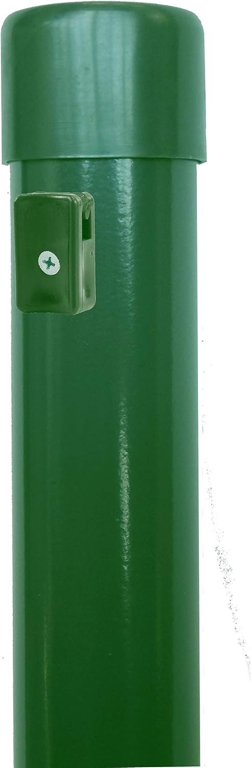 Hekpalen Ø 34 mm - 1700 mm lang - groen RAL 6005 - voor 1,5 m hoog gaashek - ServiceTopper