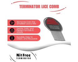 NitFree Originele luizenkam verwijdert veilig luizen, eieren en neten